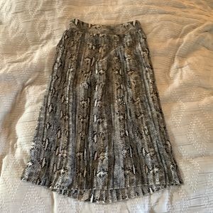 J Crew Midi Snake Skin Skirt